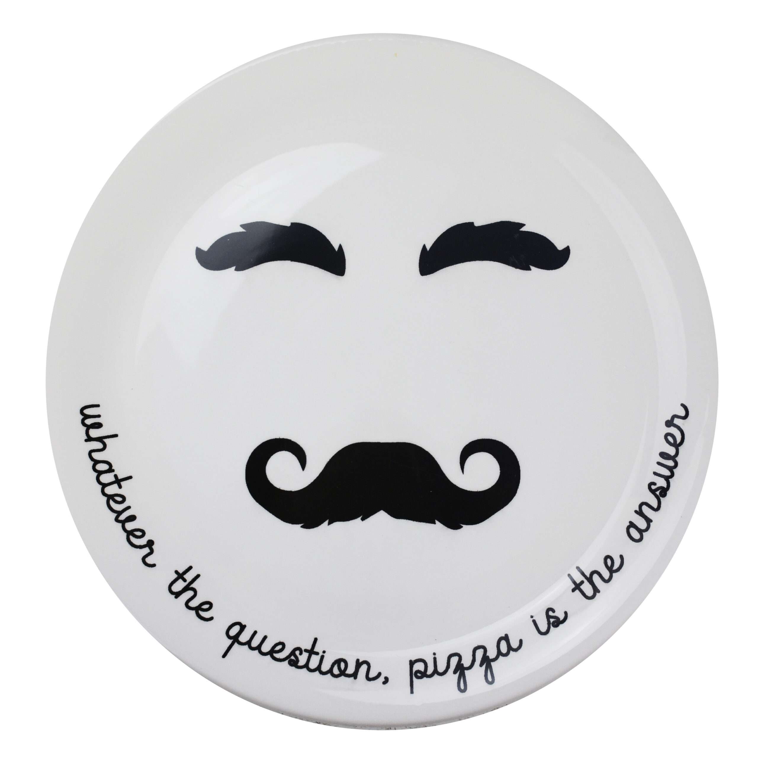 ARCUCCI SMORFIA PIZZA PLATE 31CM - Whatever the question, pizza is the answer